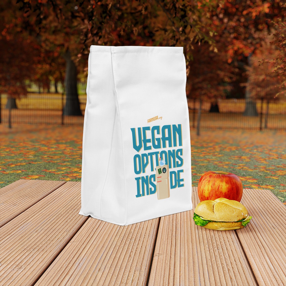 Vegan Options Polyester Lunch Bag product thumbnail image