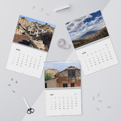 Land Desk Wall Calendar (2024)
