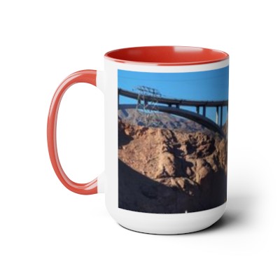 Two-Tone Coffee Mugs, 15oz Hoover Dam photo by Mrs D 