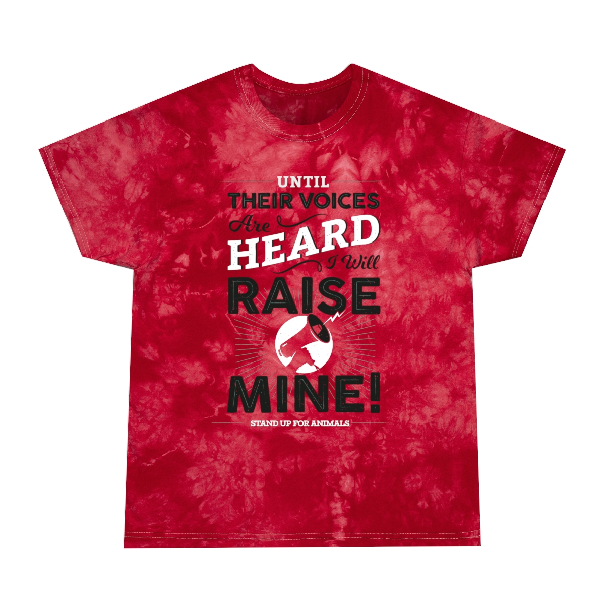 Until Their Voices Are Heard: Tie-Dye Tee, Crystal product thumbnail image