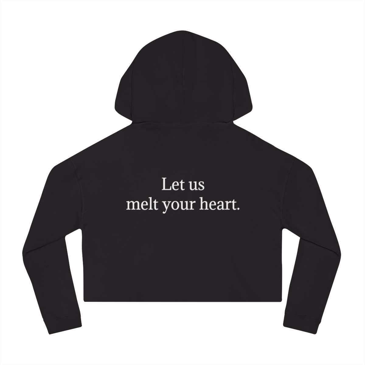 SNOWED IN Women’s Cropped Hooded Sweatshirt product thumbnail image