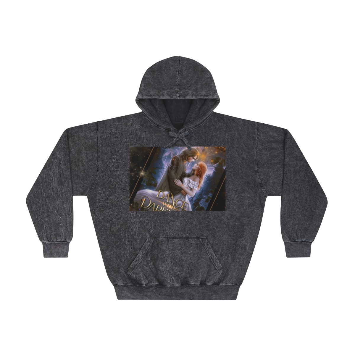 DANCE WITH DARKNESS Unisex Mineral Wash Hoodie product thumbnail image