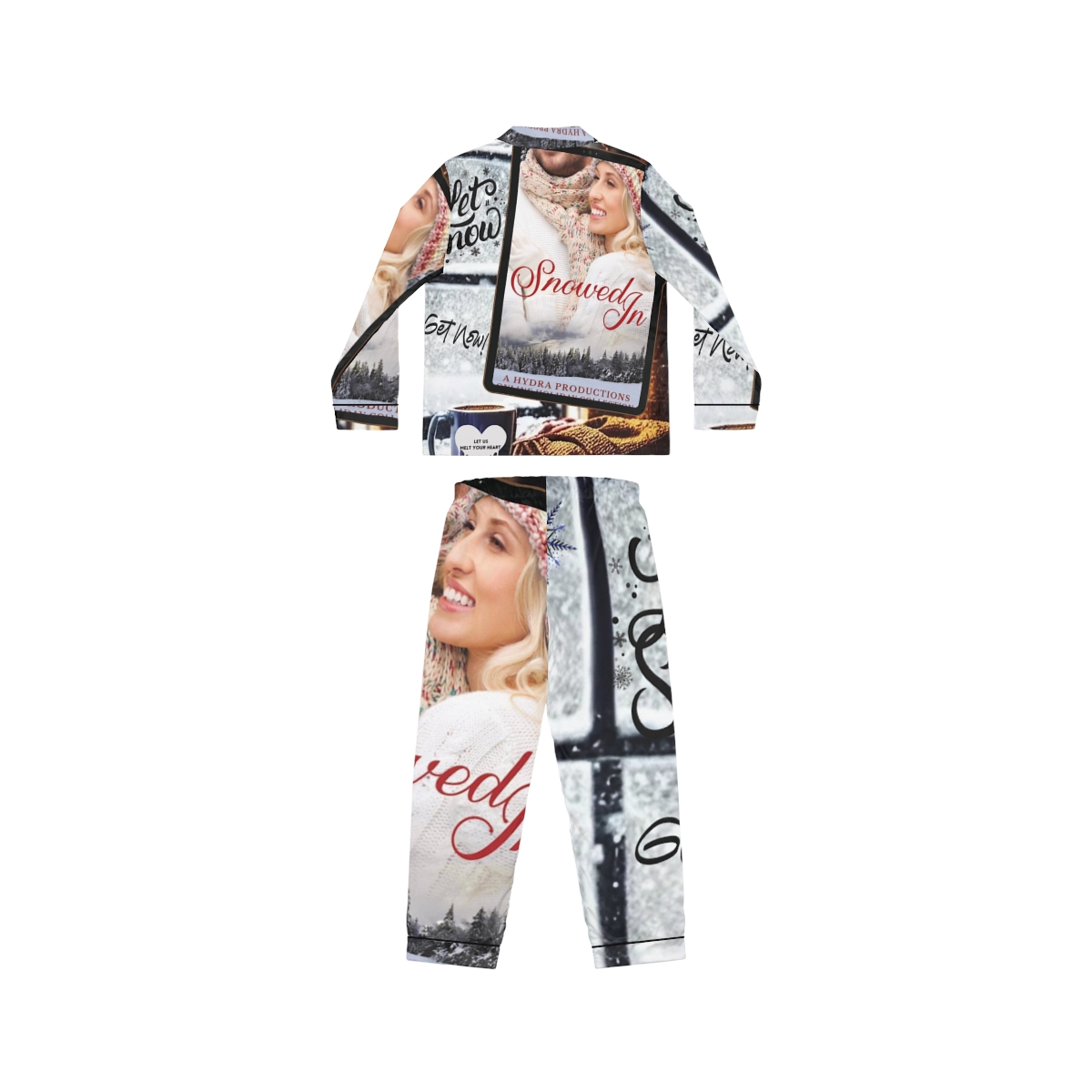 SNOWED IN Women's Satin Pajamas (AOP) product thumbnail image
