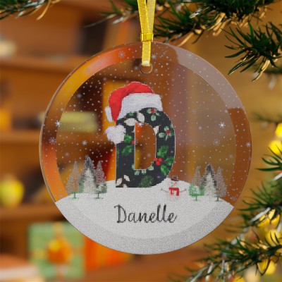 Personalized Glass Christmas Ornaments
