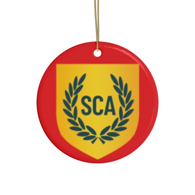 SCA Logo Ceramic Ornaments (1pcs, 5pcs, 10pcs, 20pcs)