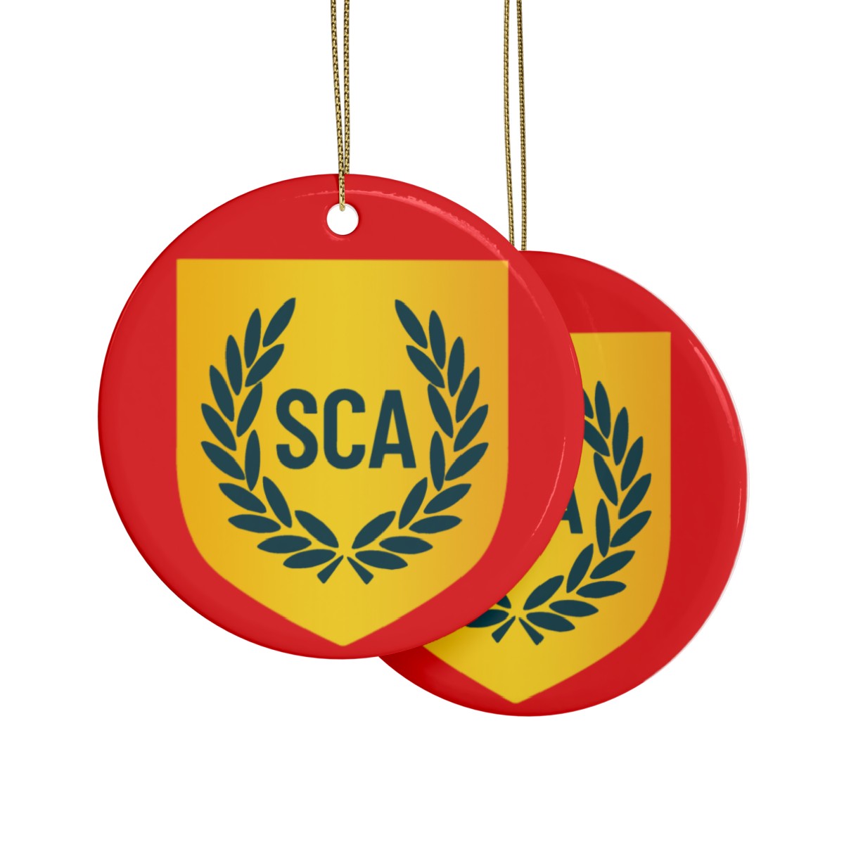 SCA Logo Ceramic Ornaments (1pcs, 5pcs, 10pcs, 20pcs) product thumbnail image