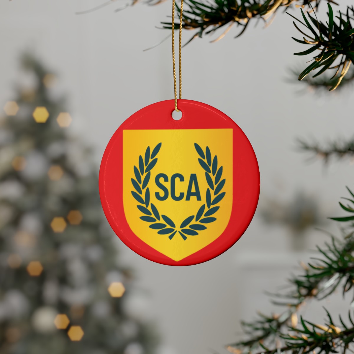 SCA Logo Ceramic Ornaments (1pcs, 5pcs, 10pcs, 20pcs) product thumbnail image