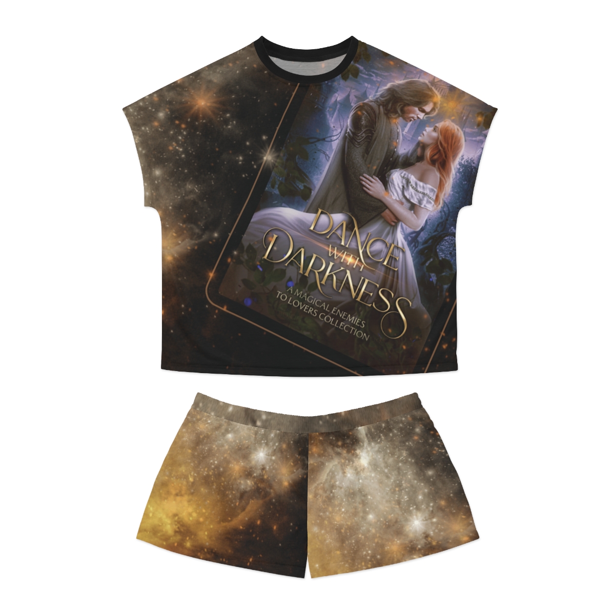  Women's Short Pajama Set - DANCE WITH DARKNESS product thumbnail image