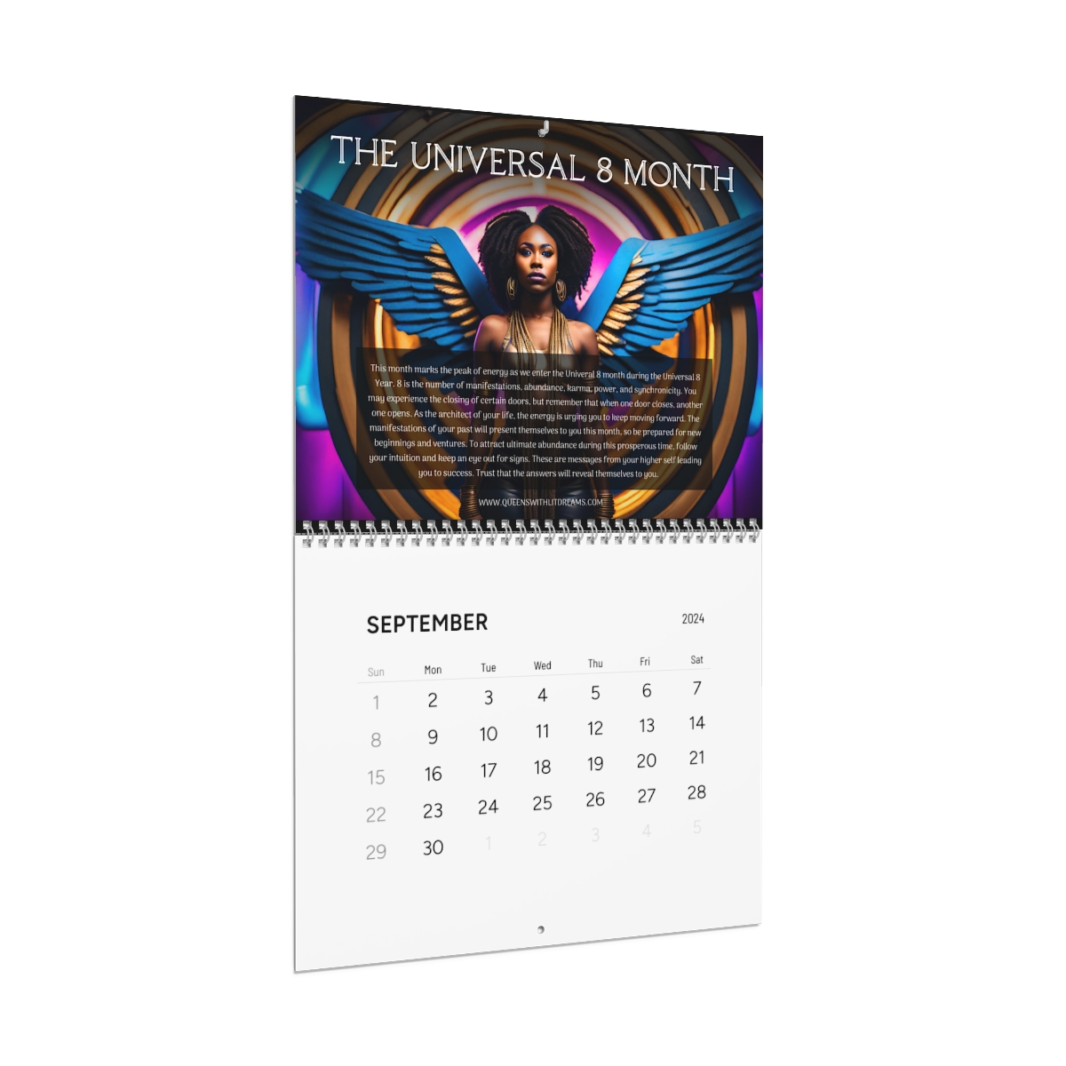 The Essence of Abundance: Your 2024 Numerology Guide to Success (Wall Calendar) product thumbnail image