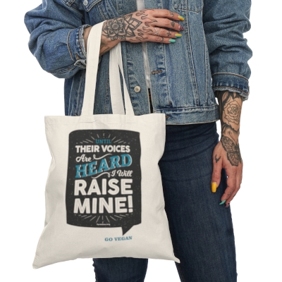 Until Their Voices: Natural Tote Bag