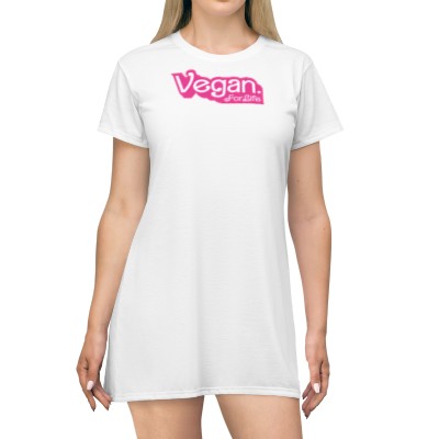 VEGAN: T-Shirt Dress (AOP)