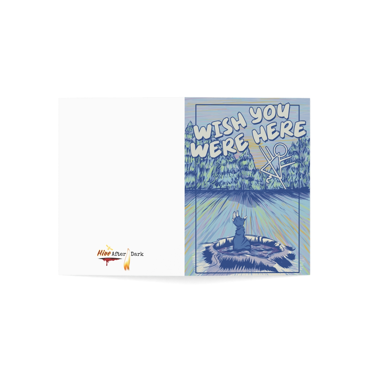 Wish you were here Greeting Cards (1, 10, 30, and 50pcs) product thumbnail image