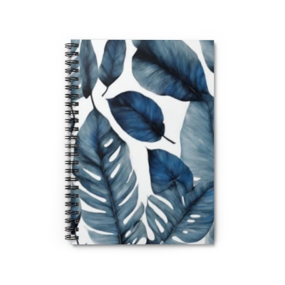 Navy Blue Spiral Notebook - Ruled Line 