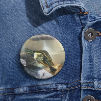 Turtle Pin Button