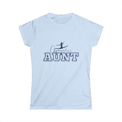 Gymnastics Aunt Women's Softstyle Tee