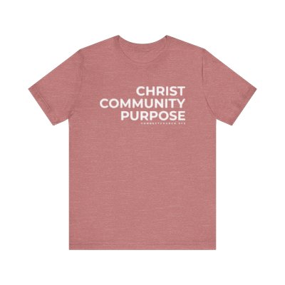 Christ Community Purpose Jersey Short Sleeve Tee