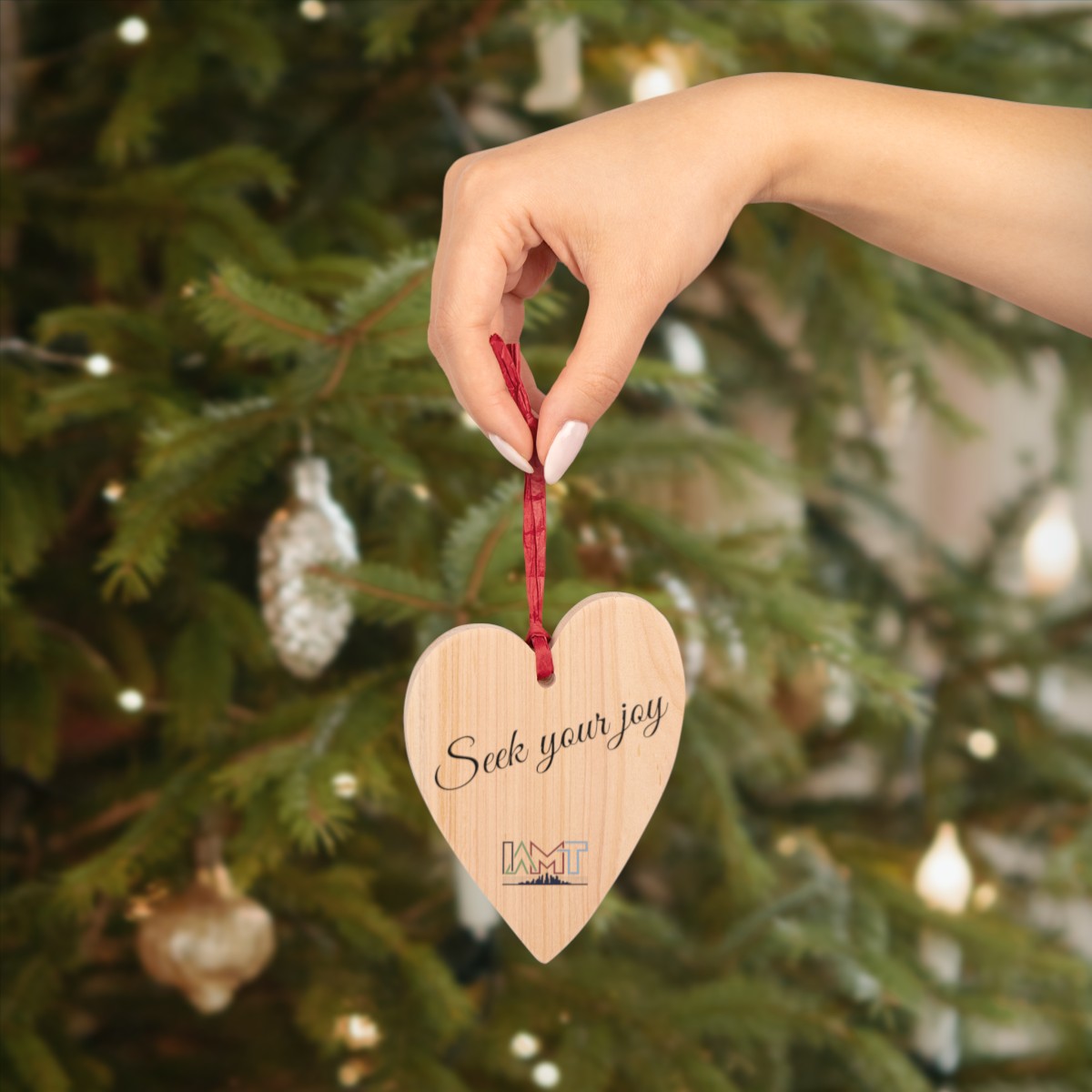 Seek your Joy Wooden Ornament/Magnet product thumbnail image