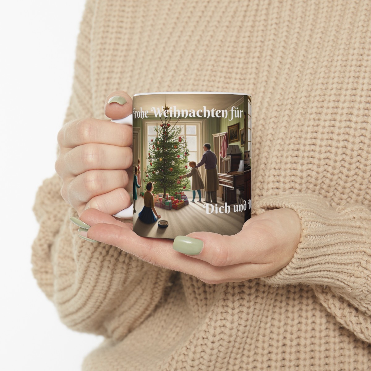 Frohe Weihnachten für Dich und Deine ganze Familie! - Ceramic Mug 11oz product thumbnail image