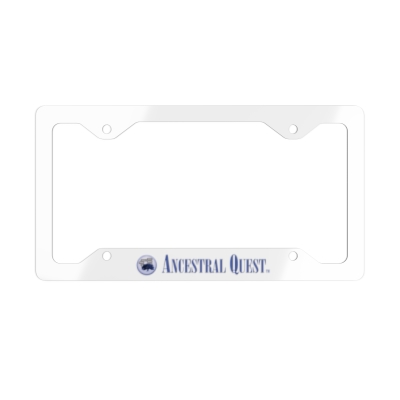 Ancestral Quest | Metal License Plate Frame