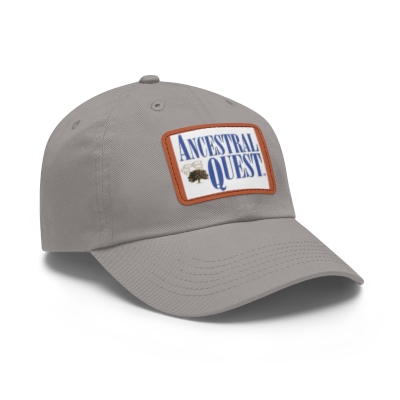 Ancestral Quest | Dad Hat with Leather Patch (Rectangle)