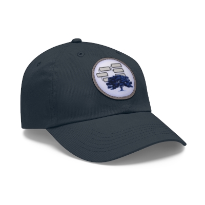 Ancestral Quest | Dad Hat with Leather Patch (Round)