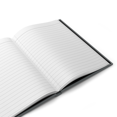 TSmartArt Matte Hardcover Blank Journal: Gray