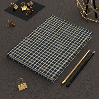 TSmartArt Matte Hardcover Blank Journal: Flannel