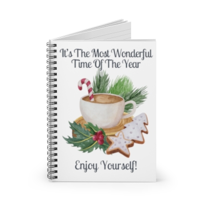 Most Wonderful Time Of The Year Spiral Notebook - Ruled Line