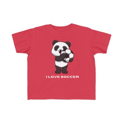 Light Passers Marketplace I Love Soccer Toddler Fine Jersey T-shirt Simple Messages, Fitness, Mental Health