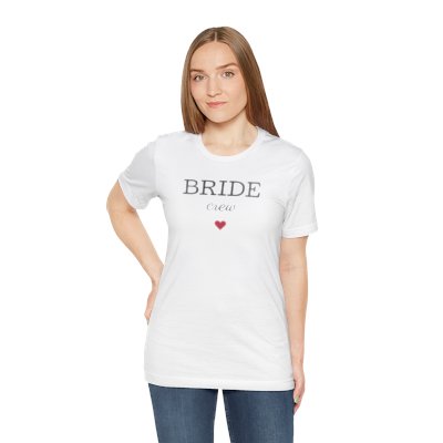 BRIDE'S CREW for women Short Sleeve Tee