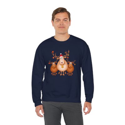 Reindeer Unisex Heavy Blend™ Crewneck Sweatshirt