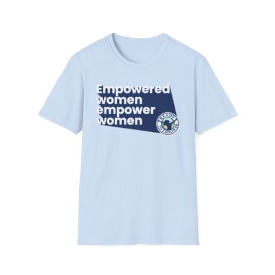 "Empowered women empower women" unisex soft-style t-shirt