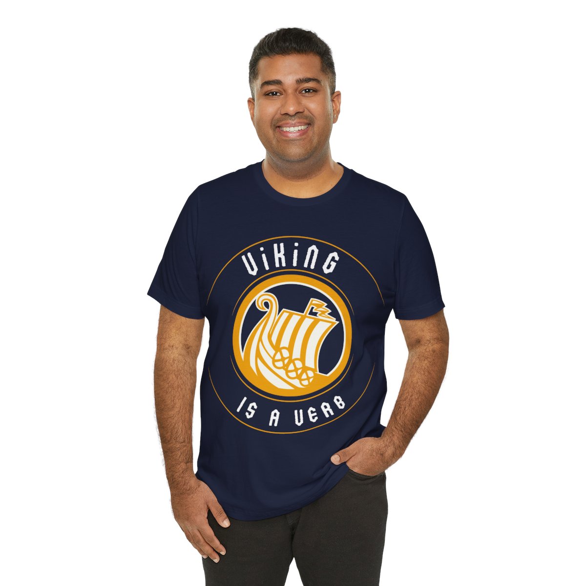 Viking is a Verb - SCA Short Sleeve Tee product thumbnail image