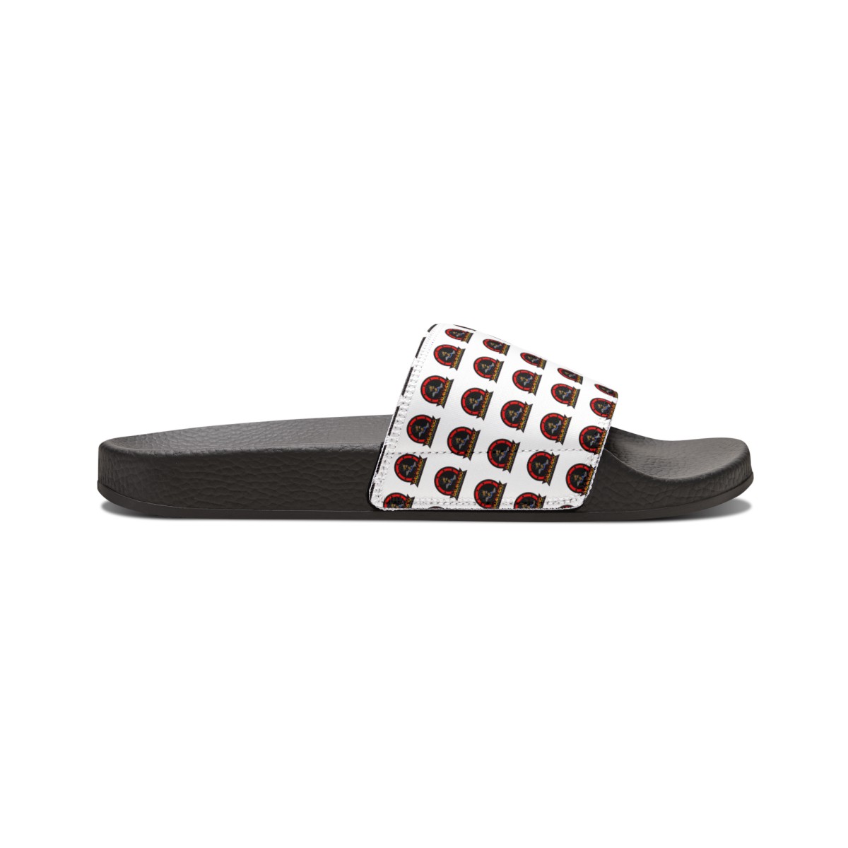 Dallah Radio Youth White PU Slide Sandals product thumbnail image