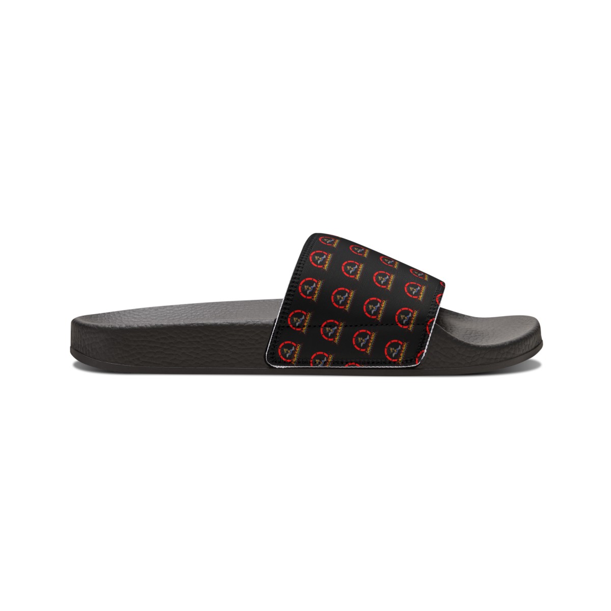 Dallah Radio Youth Black PU Slide Sandals product thumbnail image