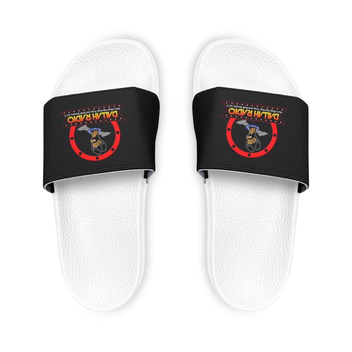Dallah Radio Men's Black PU Slide Sandals product thumbnail image