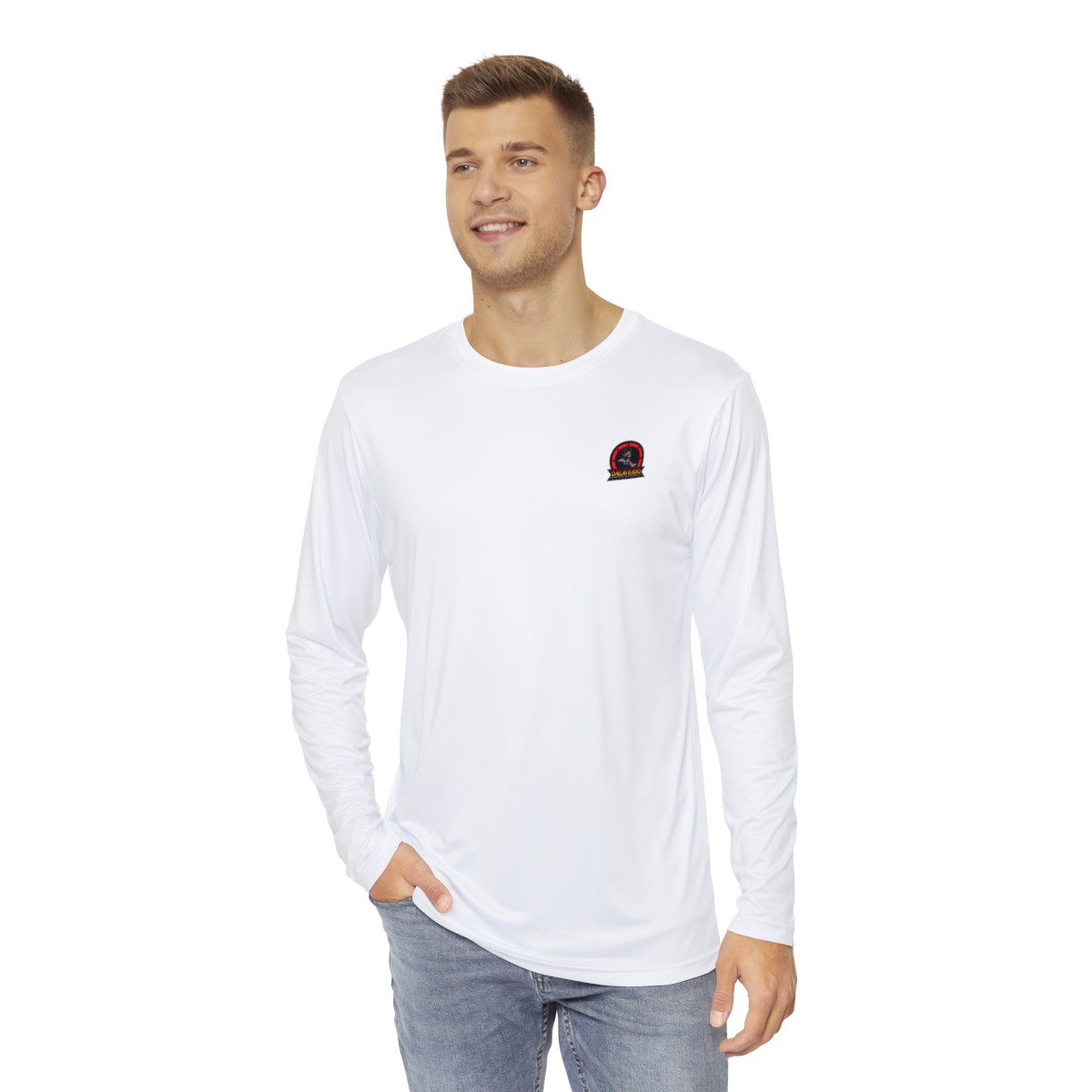 Dallah Radio Men's White Long Sleeve Shirt product thumbnail image