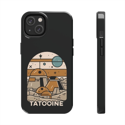 Tough Phone Cases - Tatooine I Black Case