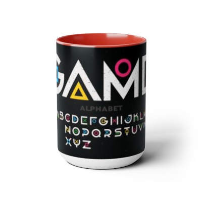 Two-Tone Coffee Mugs, 15oz - Video Games