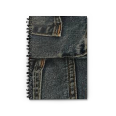 Denim Jeans Spiral Notebook - Ruled Line