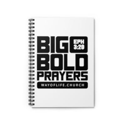 BIG BOLD PRAYER SPIRAL NOTEBOOK