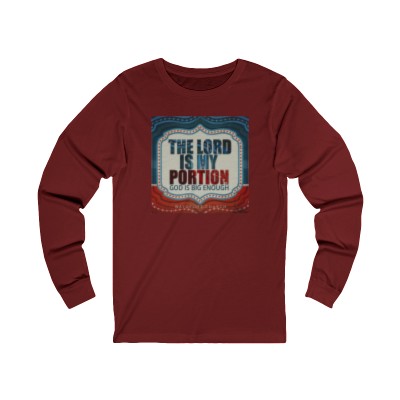 THE LORD IS MY PORTION LOGO SLEEVE TEE