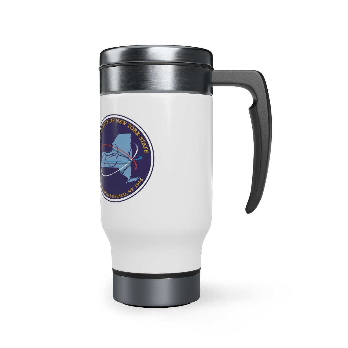 Canal Society logo Stainless Steel Travel Mug with Handle, 14oz product thumbnail image