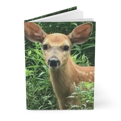 Deer Face Hardcover Journal Matte
