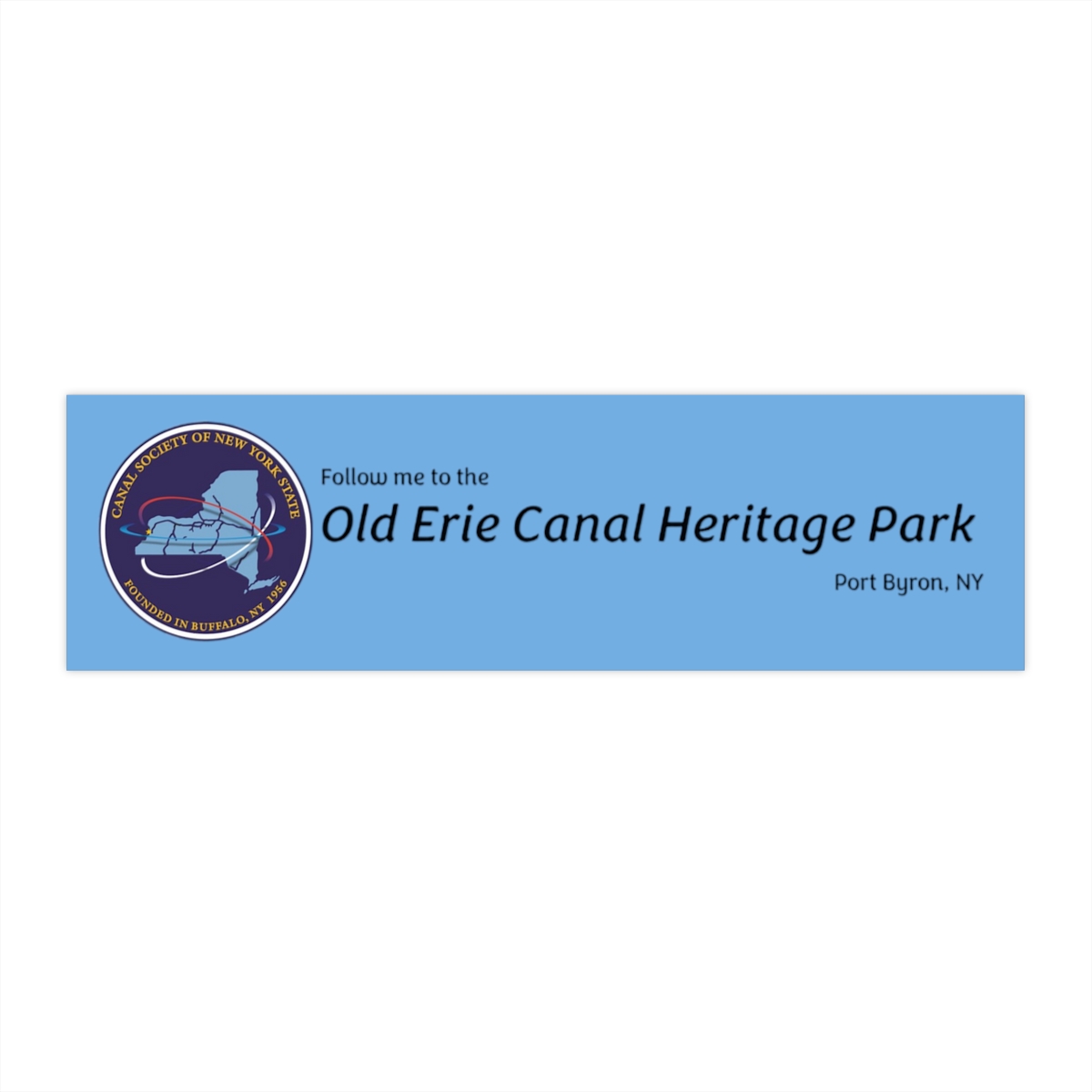 Old Erie Canal Heritage Park Bumper Stickers product thumbnail image