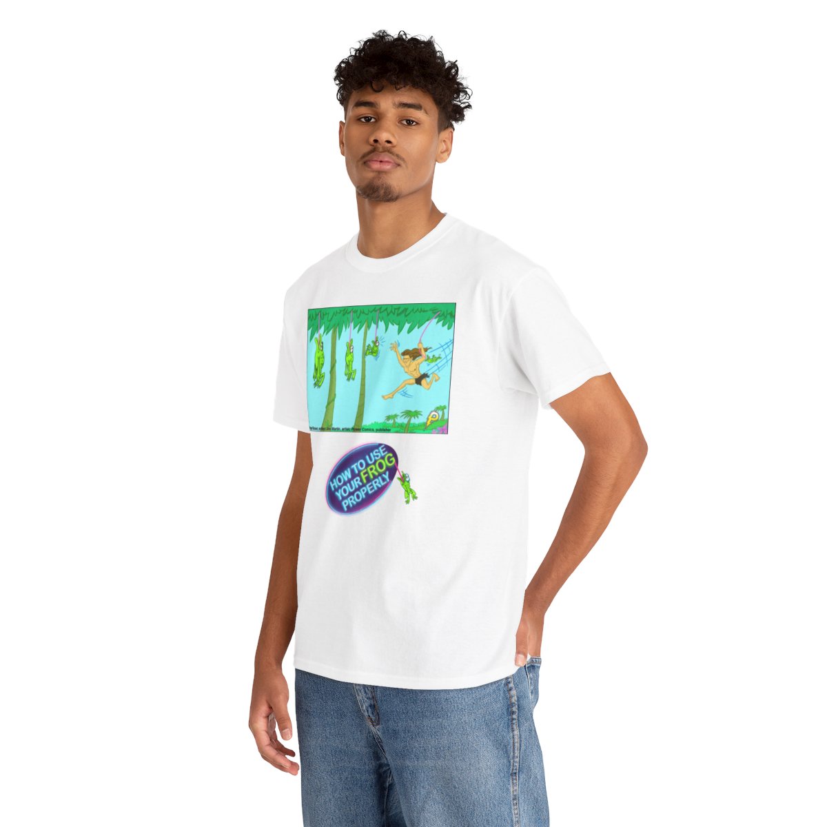How to Use Your Frog Properly 1 Heavy Cotton Tee product thumbnail image