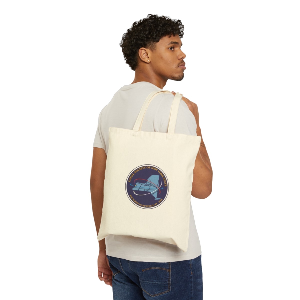 Canal Society Cotton Canvas Tote Bag product thumbnail image