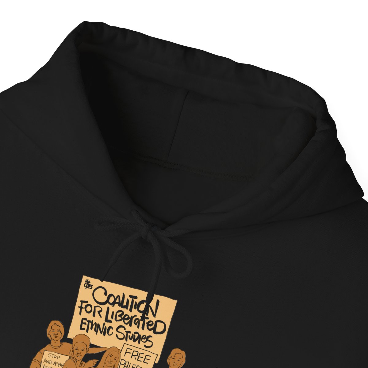 Coalition for Liberated Ethnic Studies Unisex Heavy Blend™ Hooded Sweatshirt in Collaboration with Robert Liu-Trujillo product thumbnail image