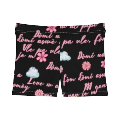 Women's Shorts (AOP) - Bout Pantalon pou fanm