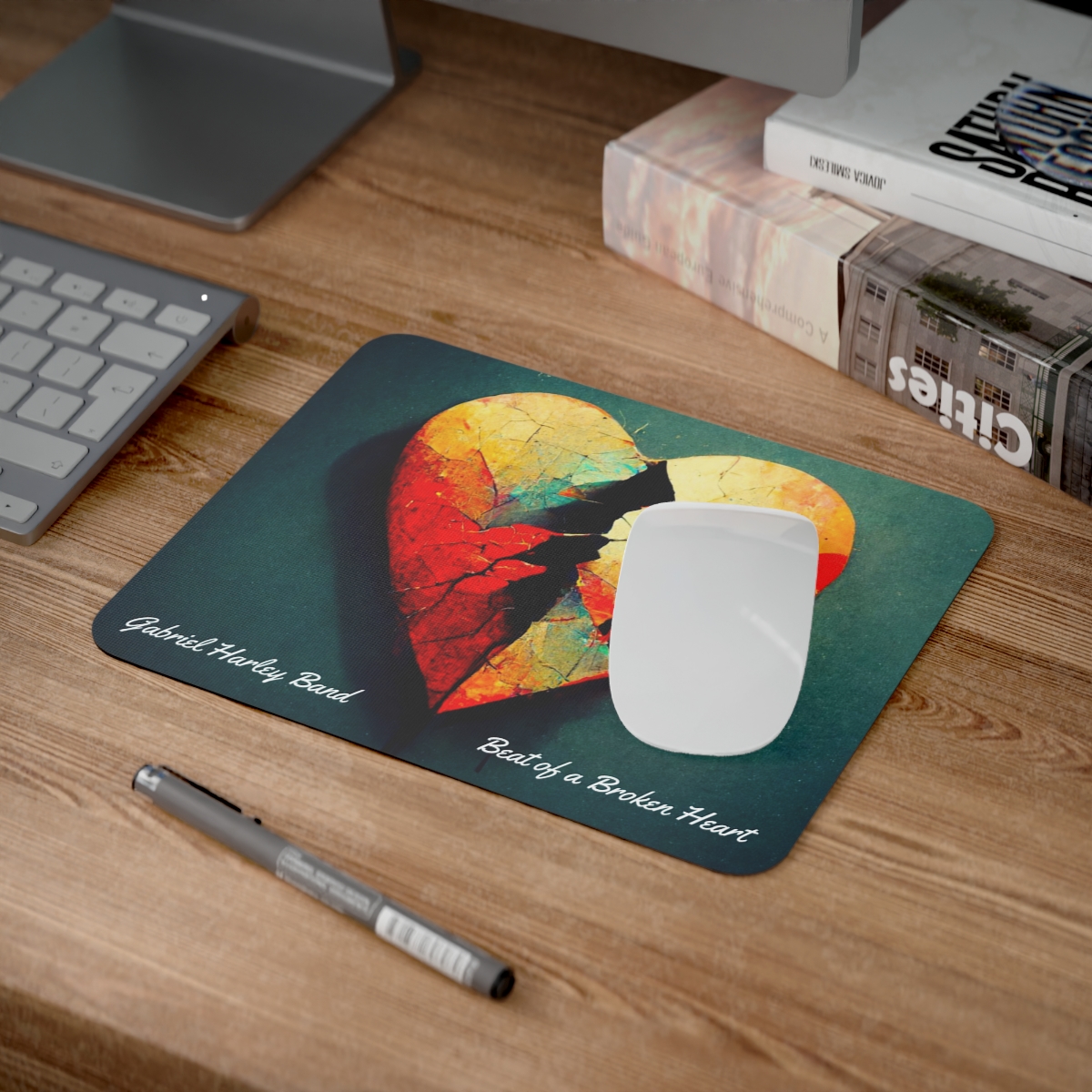 Beat of a Broken Heart Mouse Pad product thumbnail image